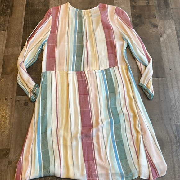 Rails for Anthropologie deep V front long sleeve dress - Picture 12 of 16